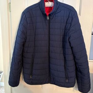 Brooks Brothers Men's Blue Puffer Jacket